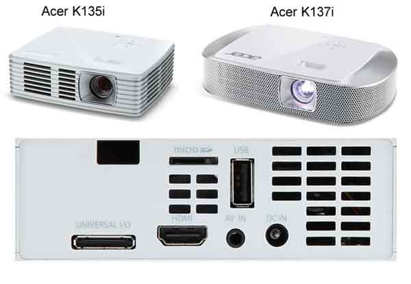     LED Wi-Fi  Acer K135i  Acer K137i