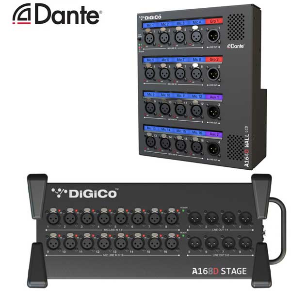   DiGiCo A164D Wall LCD  A168D Stage