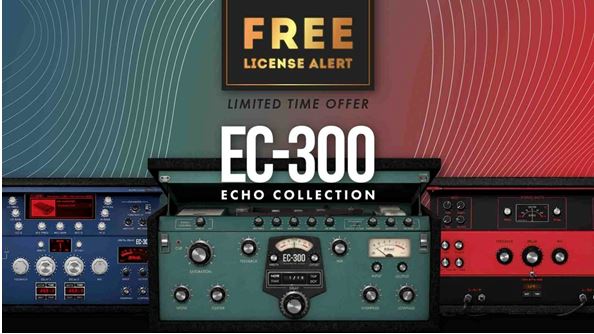 McDSP объявили, что полнофункциональная версия их плагина EC-300 Echo Collection бесплатна в течение ограниченного времени!