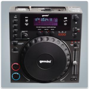 GEMINI CDJ-600<br>Универсальный CD/MP3/USB проигрыватель для DJ