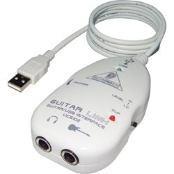 BEHRINGER UCG102 GUITAR LINK<br>Внешний USB аудиоинтерфейс для подключения электрогитары к компьютеру