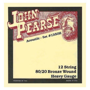 John Pearse 1350H<br>Струны для 12-струнной акустической гитары .013 - .056